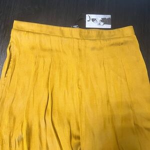 Elegant Mustard Yellow Women's Pants
